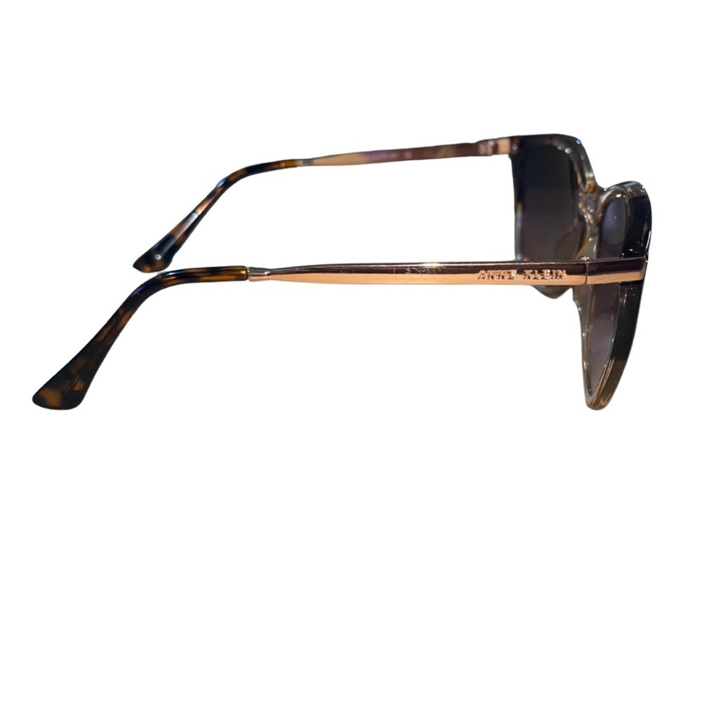 ANNE KLEIN AKS 1002 CE Brown Gold Designer Women Sunglasses - Picture 2 of 5